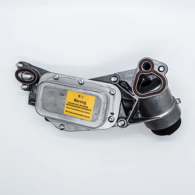 Auto Engine Lubricant Oil Filter Base Assembly 55582569 for CHEVROLET CRUZE BUICK EXCELLE Silver Aluminum High-quality CN;SHG