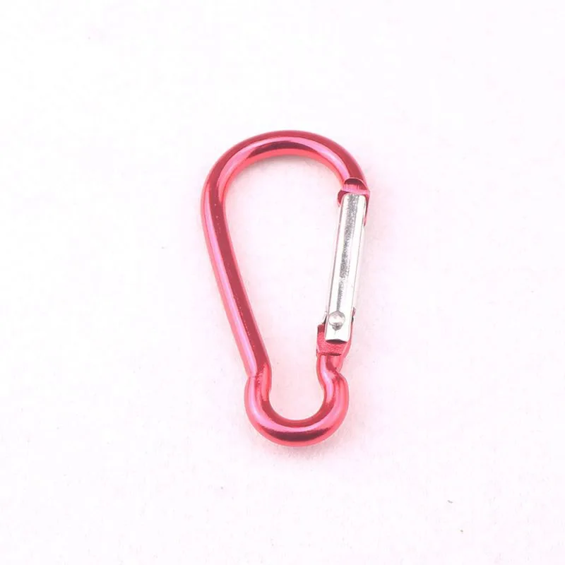 New Sale Custom Wholesale Round Gourd-Shaped Spring Snap Hook for Camping Keyring Fashion Metal Aluminium Alloy Carabiner