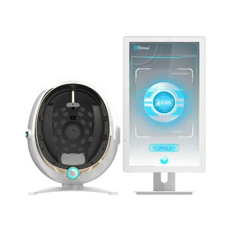 2023 New Intelligence Facial Skin Analysis Machine Magic Mirror Plus Skin Analyzer with Ipad Space Camera Technology WIFI