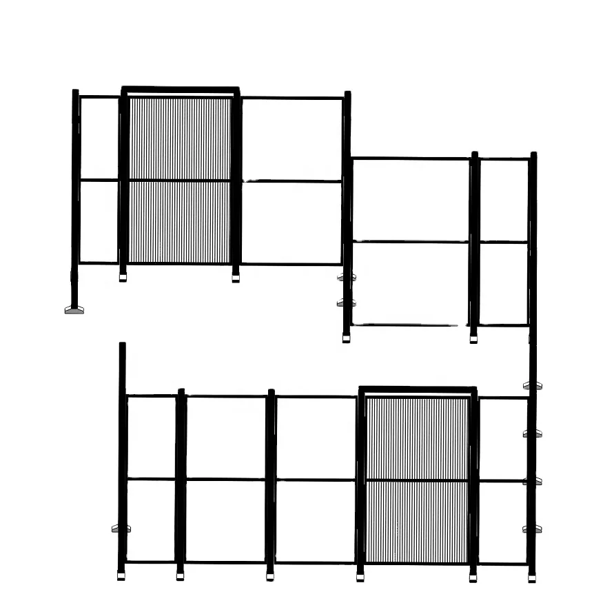 Industrial safety fence panels machine and robot guarding fence