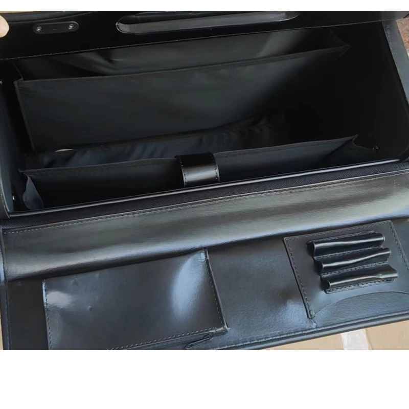2023 China  factory High Quality genuine leather travel suitcase pilot bag Airline boarding luggage Trolley case