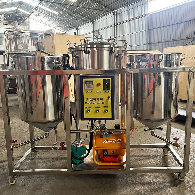 Crude oil soya bean oil  plant sunflower seeds oil refinery machine palm