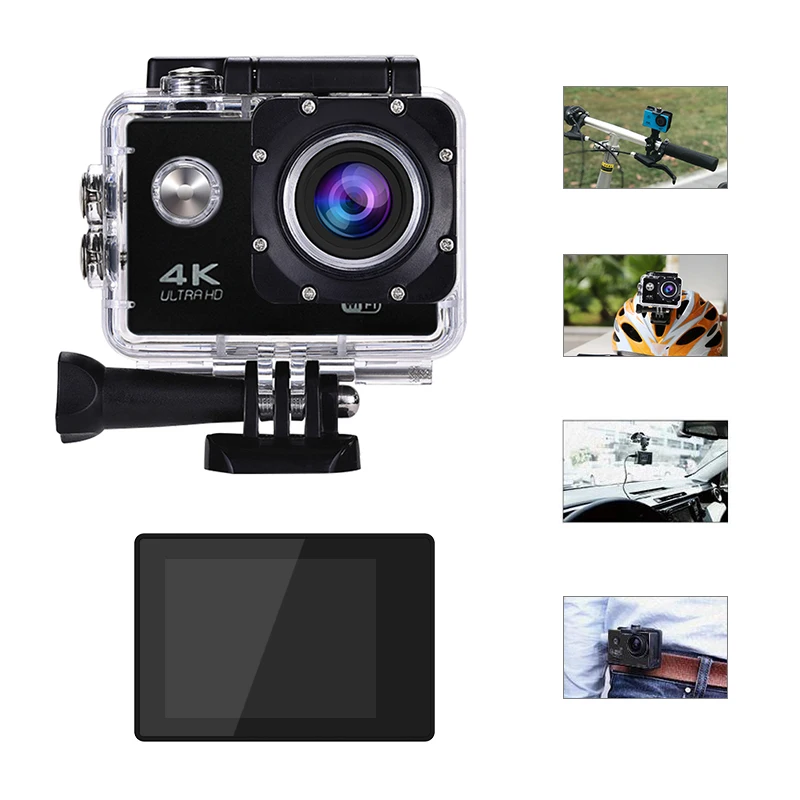 Portable Dv Waterproof Sports Camera WIFI & 4K Waterproof Wifi Camera