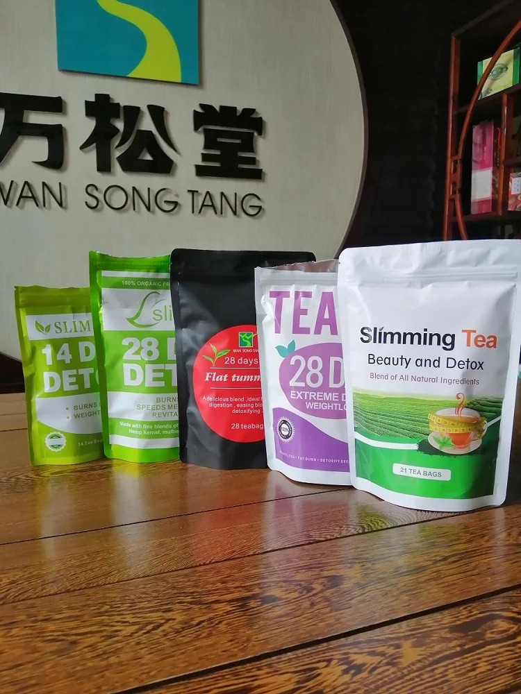 Winstown private label 14day detox fit skinny herb tea teatox detox flat tummy chinese natural herbal supplement diet tea