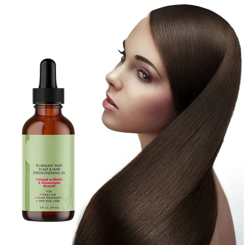 USA UK inStock Private Label Natural Organic Rosemary Essential Oil Women Black Hair Care Products Rosemary Oil Hair Growth