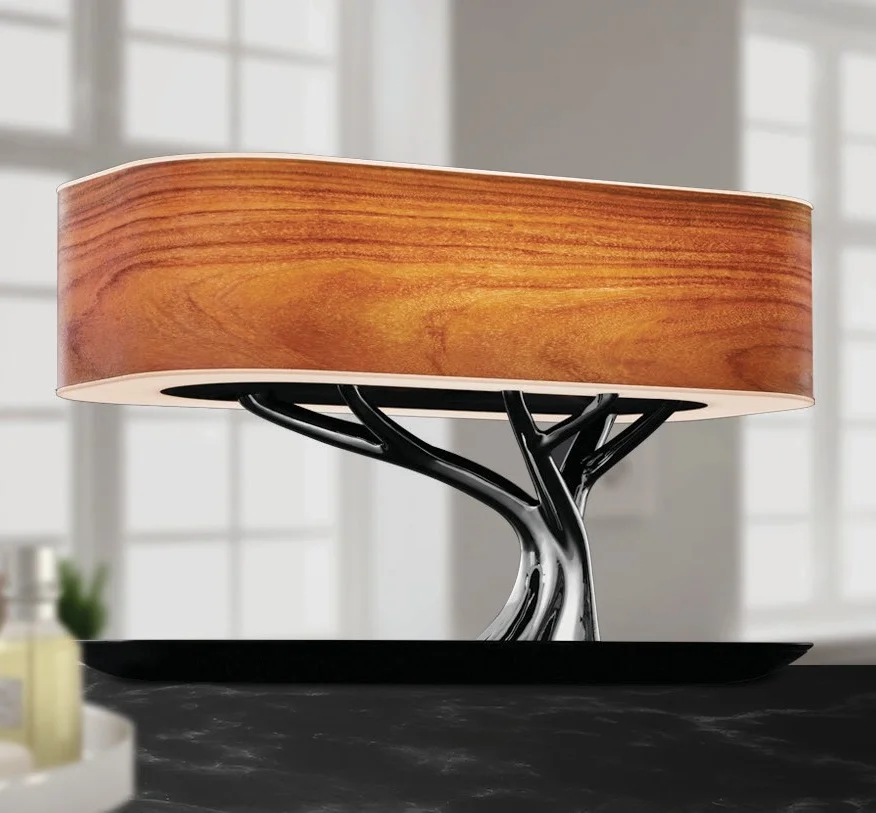 Лидер продаж 2021 новая технология беспроводное зарядное устройство с динамиком настольная Светодиодная лампа