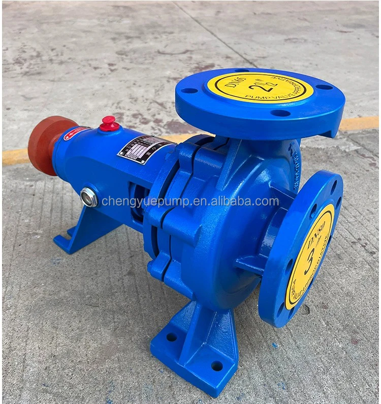A single-stage centrifugal irrigation water pump with a flow rate of 100 cubic meters per hour and a head of 20 meters
