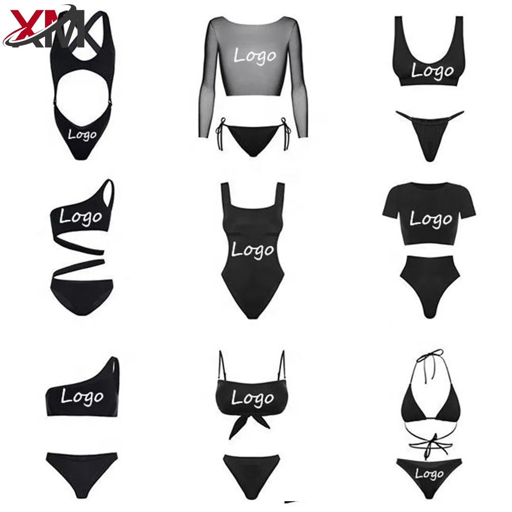 Manufacturer Swimwear Custom Logo Your Logo Micro Body Sexy Bikini Custom Logo Printing Women Swimwear Beachwear