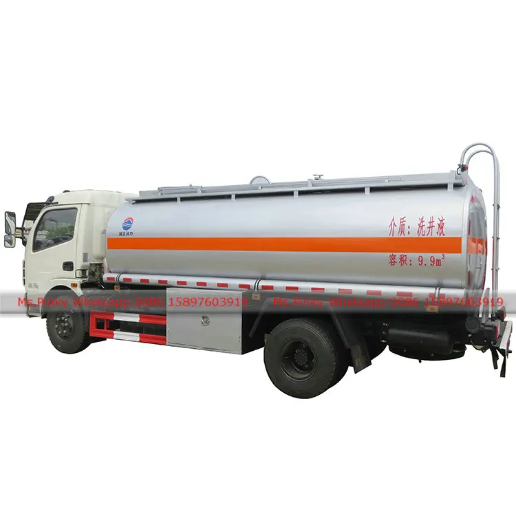 DFAC Fuel Truck With Dispensing Arrangements Monitor and Flow Meter 8000Liters Oil Tank Truck Whatsapp 0086 15897603919
