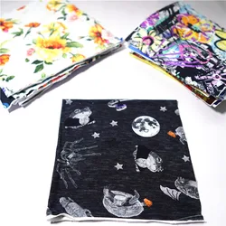 Custom digital printed cotton bamboo french terry fabric 280gsm for Hoodies