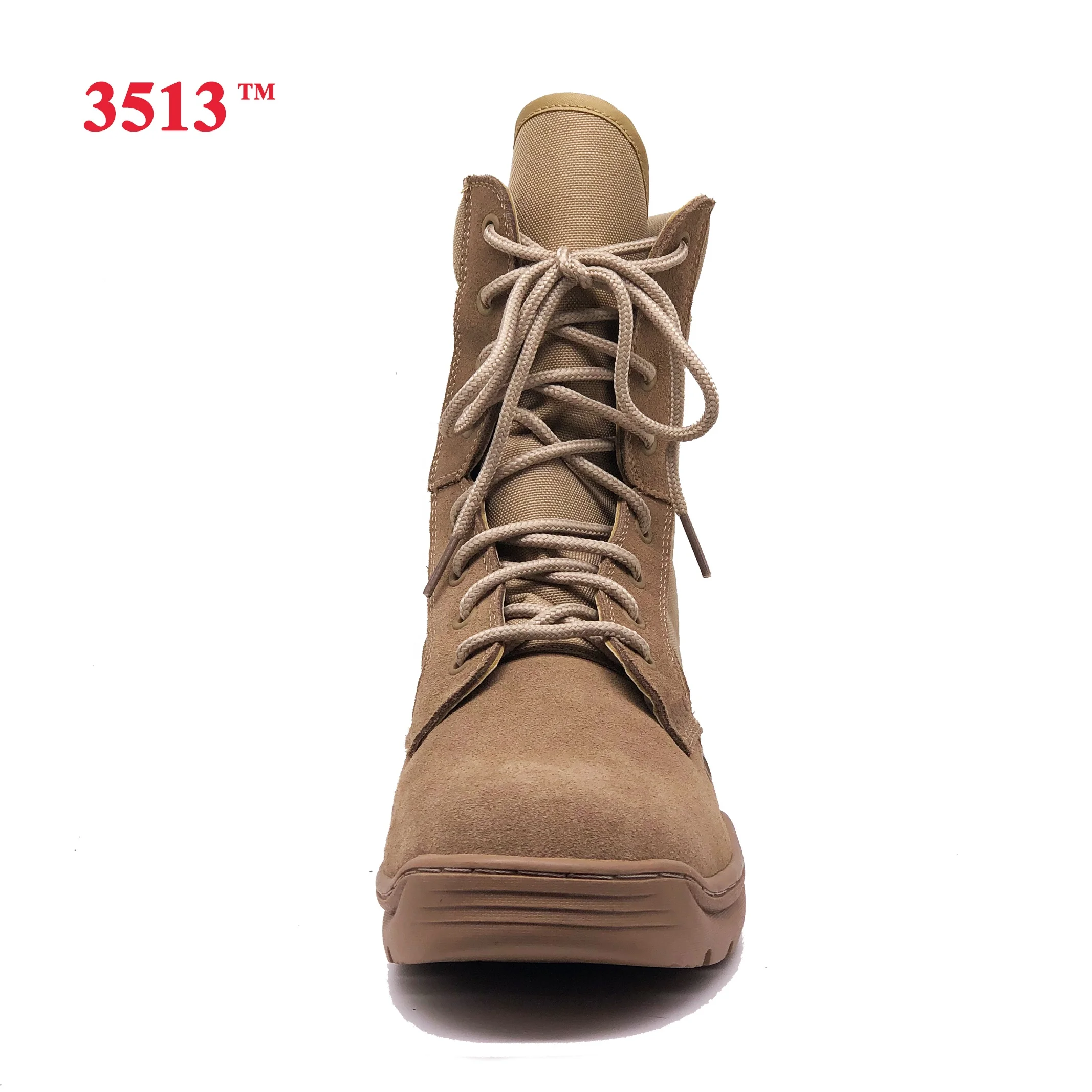 brown suede leather desert boots lace up breathable combat boots men tactical delta combat boots