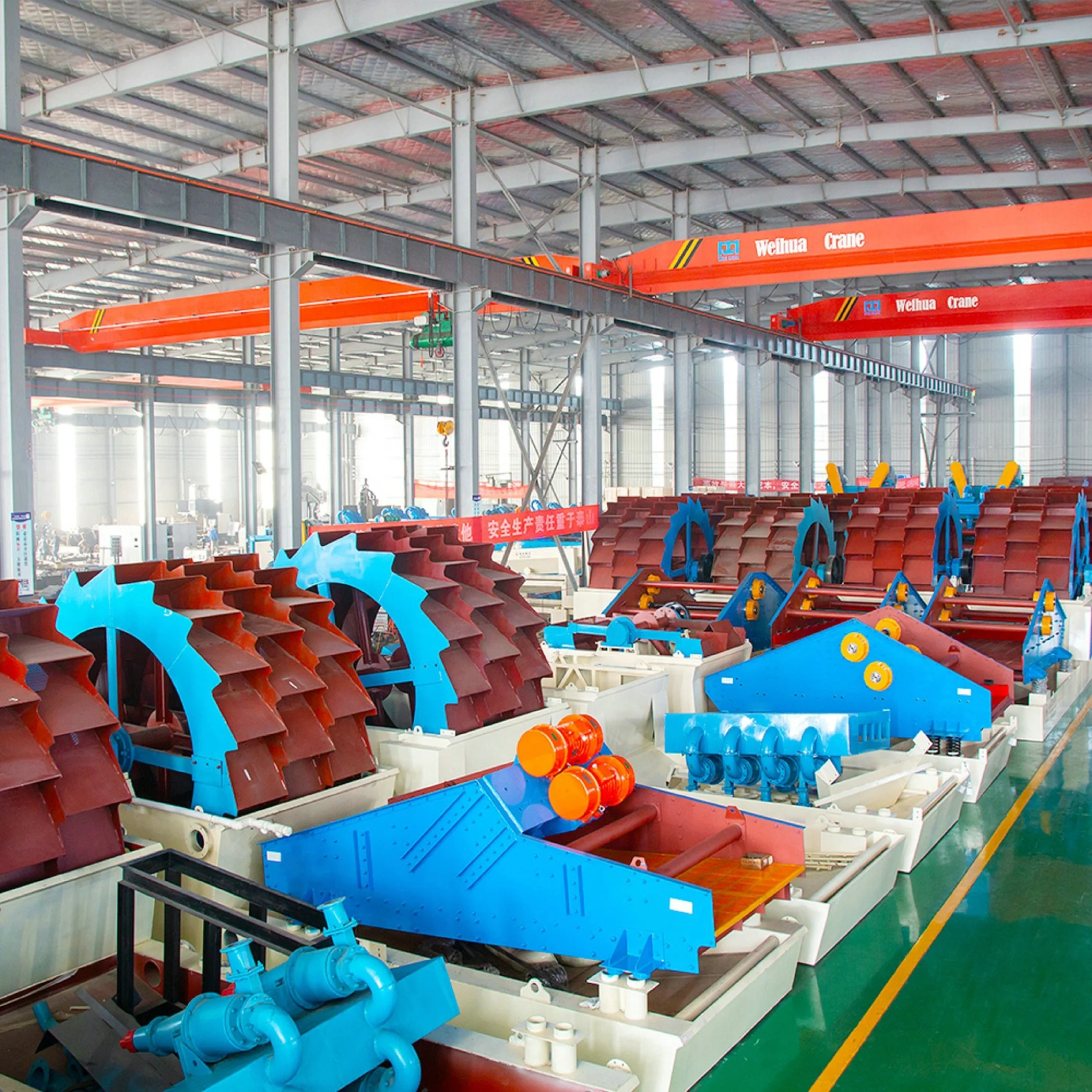 Compact structure wheel sand washer wheel sand washing plant for sale