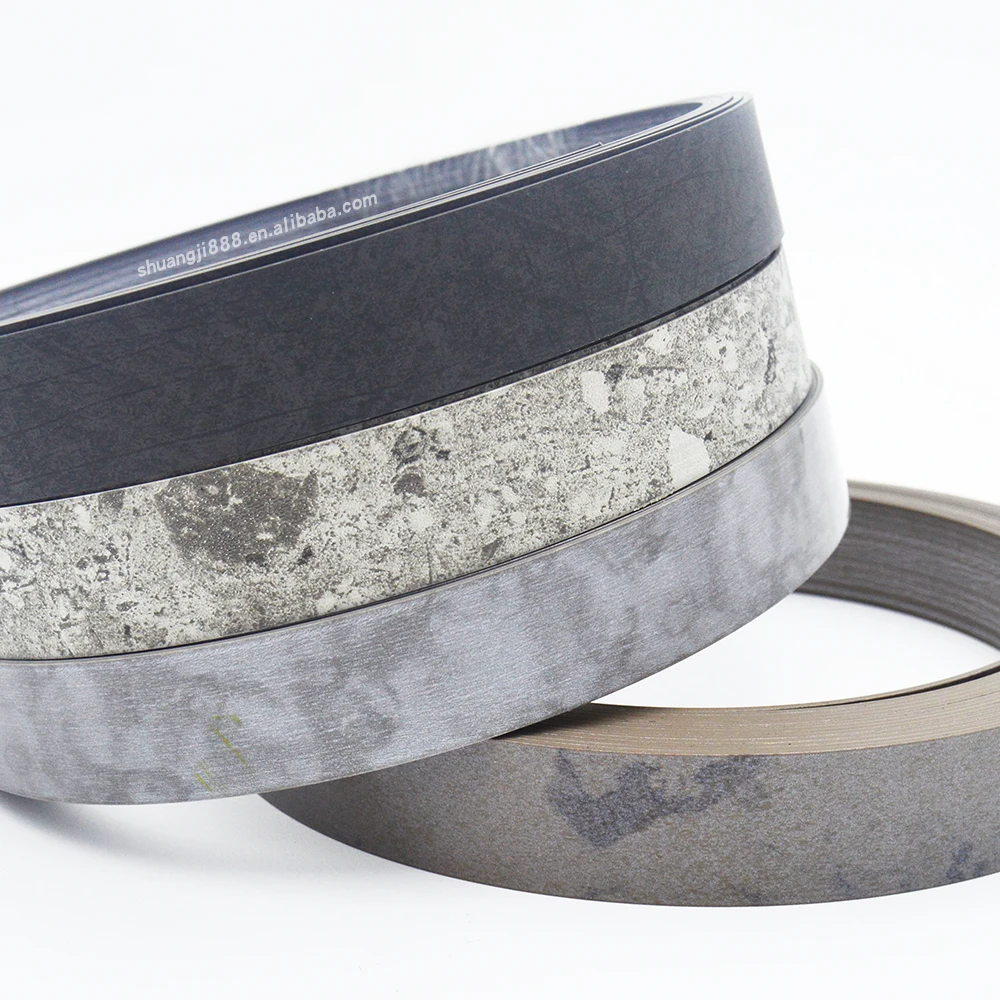 High Gloss Tv Cabinet Pvc Edge Banding Flexible Soft Plastic Edge Strip
