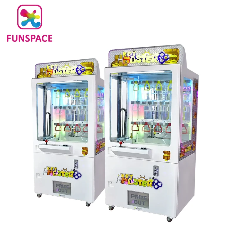 Coin Operated 9 Holes 15 Holes Golden Key Game Shopping Mall Vending Machine Claw Machine Wholesale Mini Key Master
