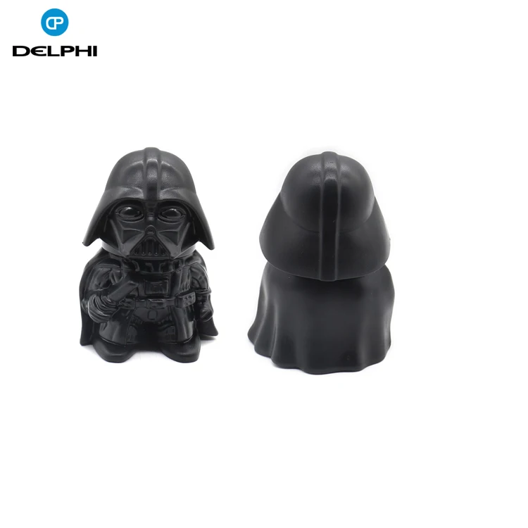 Zinc Ally Grinders 36MM 3 Layers Black Warrior Herb Grinder