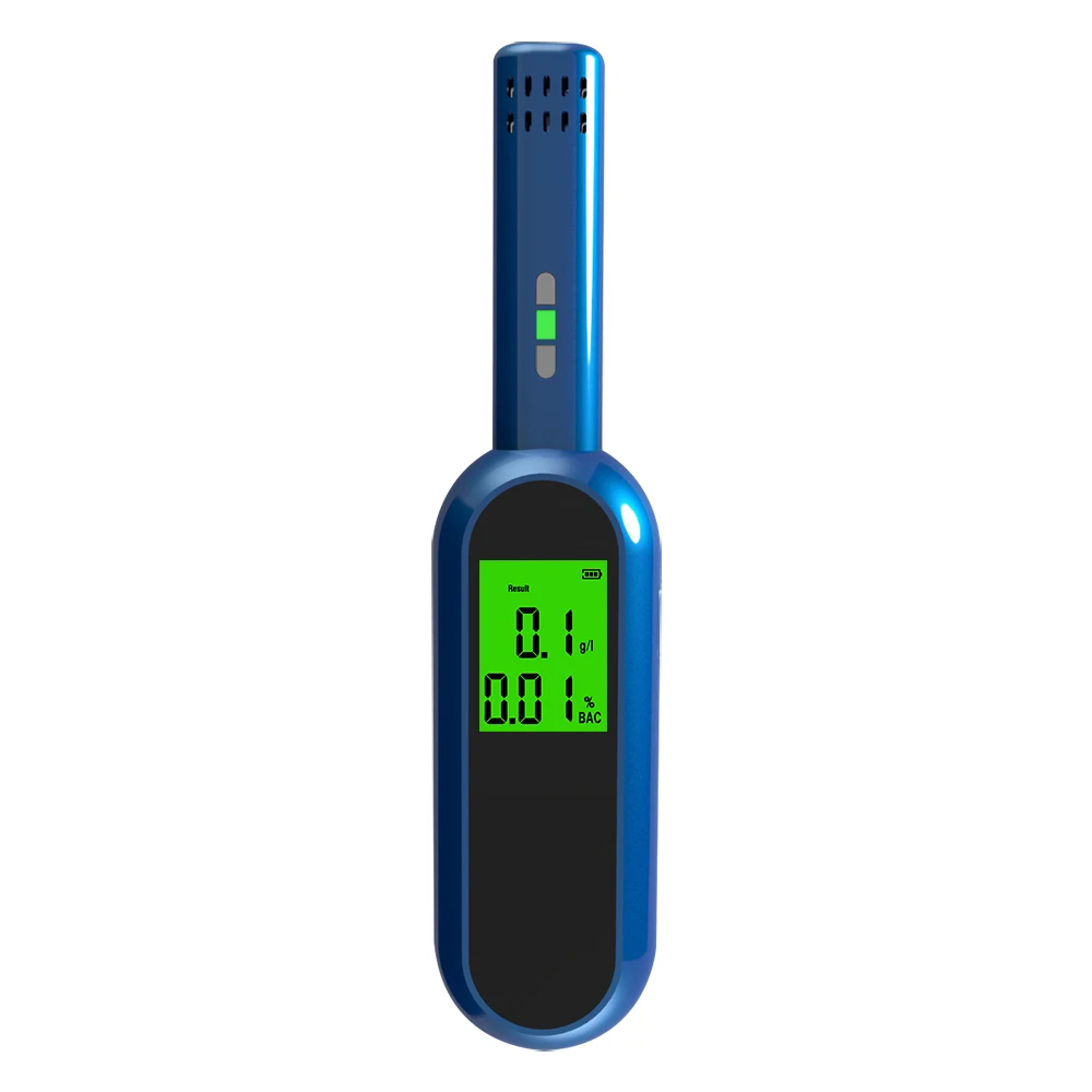 Japanese Driving Safety Clock Alarm Wine Density Analyzer Detector Portable LCD Display Digital Breath Alcohol Content Tester