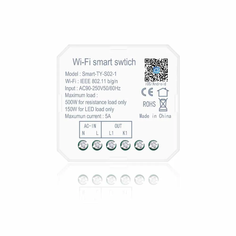 google assistant alexa voice remote control wireless auto home system circuit ac wifi breaker zigbee relay tuya smart switch