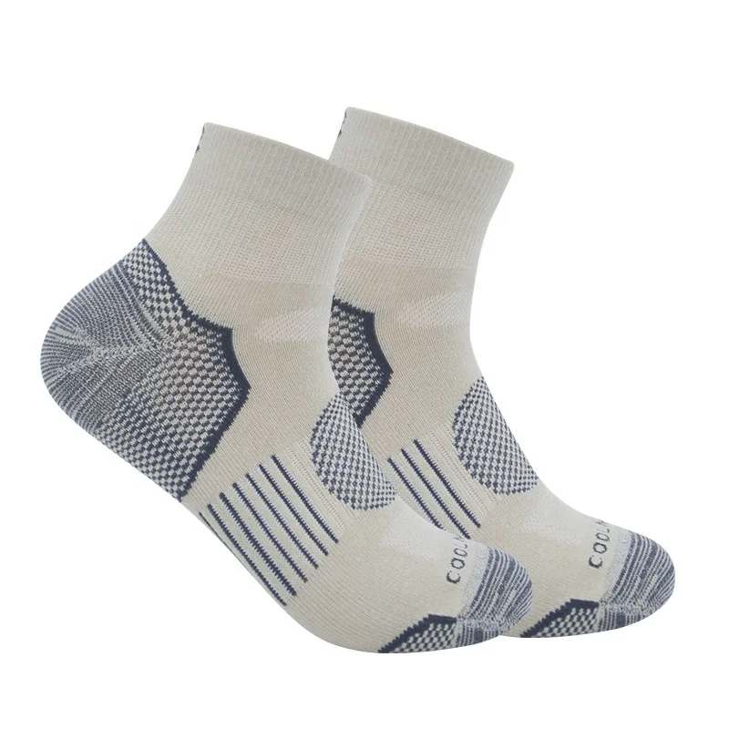 Wholesale Neno Moisture Wicking Lycra Coolmax Socks Women Men Performance Athletic Running Sports Ankle Socks