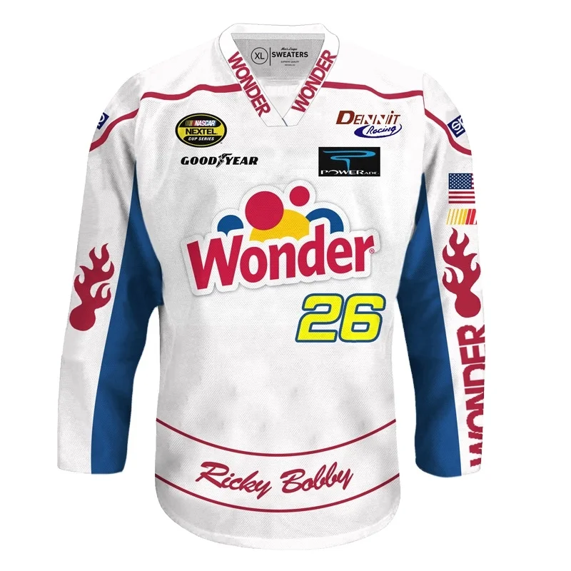 custom sublimated hockey jersey, embroidered hockey jersey