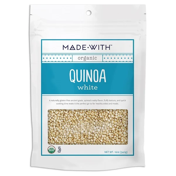 
Bulk Sale Packages Grains MADE WITH Organic Dried QUINOA ORG 12.000 OZ In White Color 