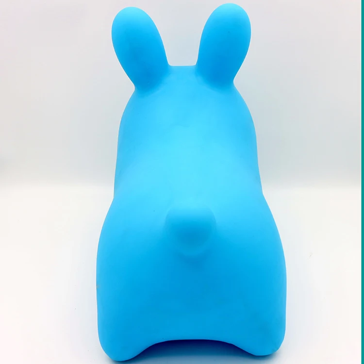 Blue cute soft animal toy funnel animal elastic animal toy wholesale