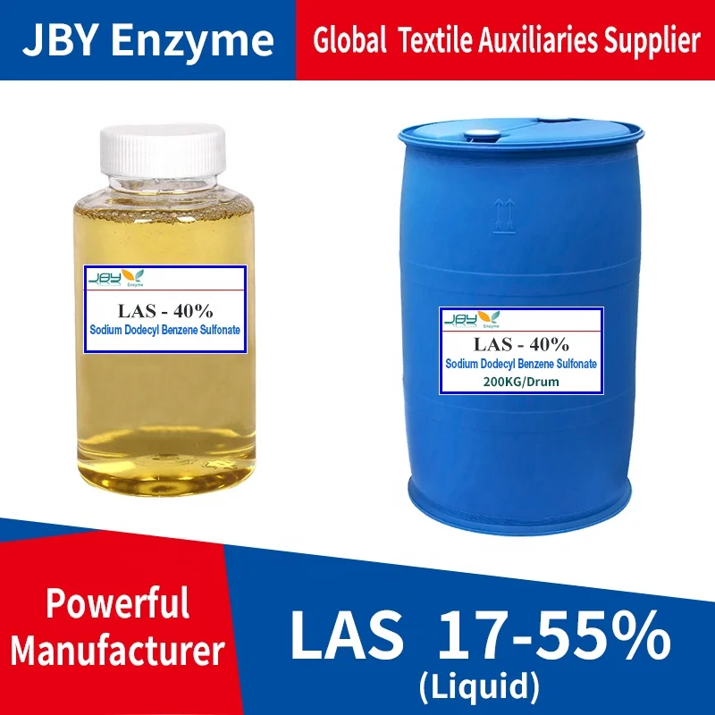 Linear alkyl LAS liquid soluble penetrant levelling agent emulsifier detergent raw material sodium dodecyl benzene sulfonate