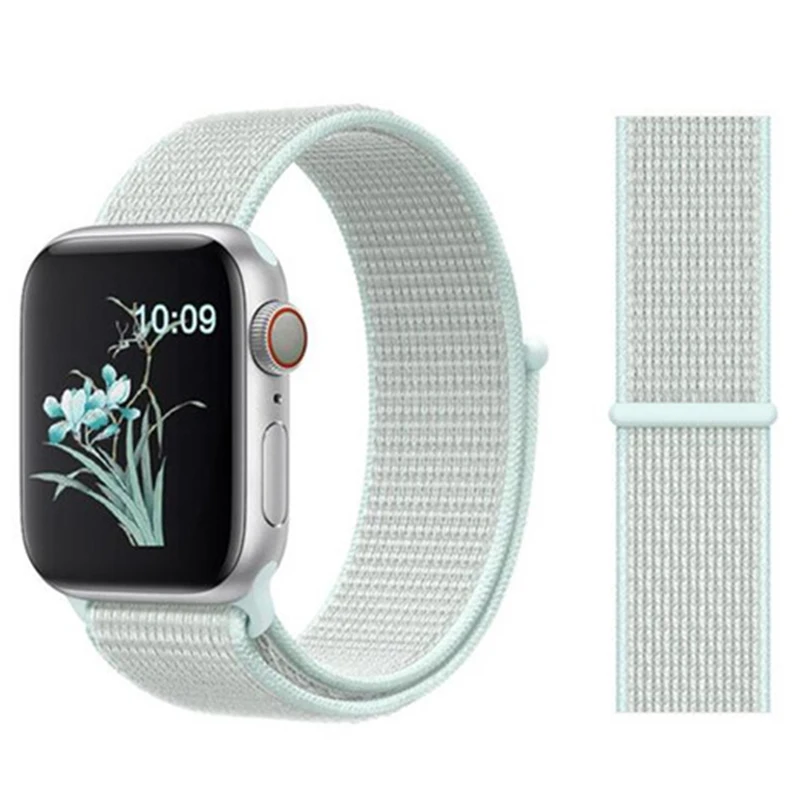 Chinber Braided Elastic Bracelet Wrist Band Nylon Sport Loop For iWatch Apple 38mm 42mm