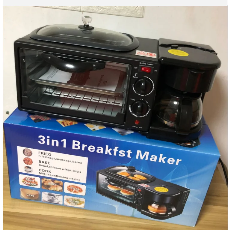 Automatic Multifunction Household 9L Oven 3in one  3 in 1 Breakfast Maker Multifunction