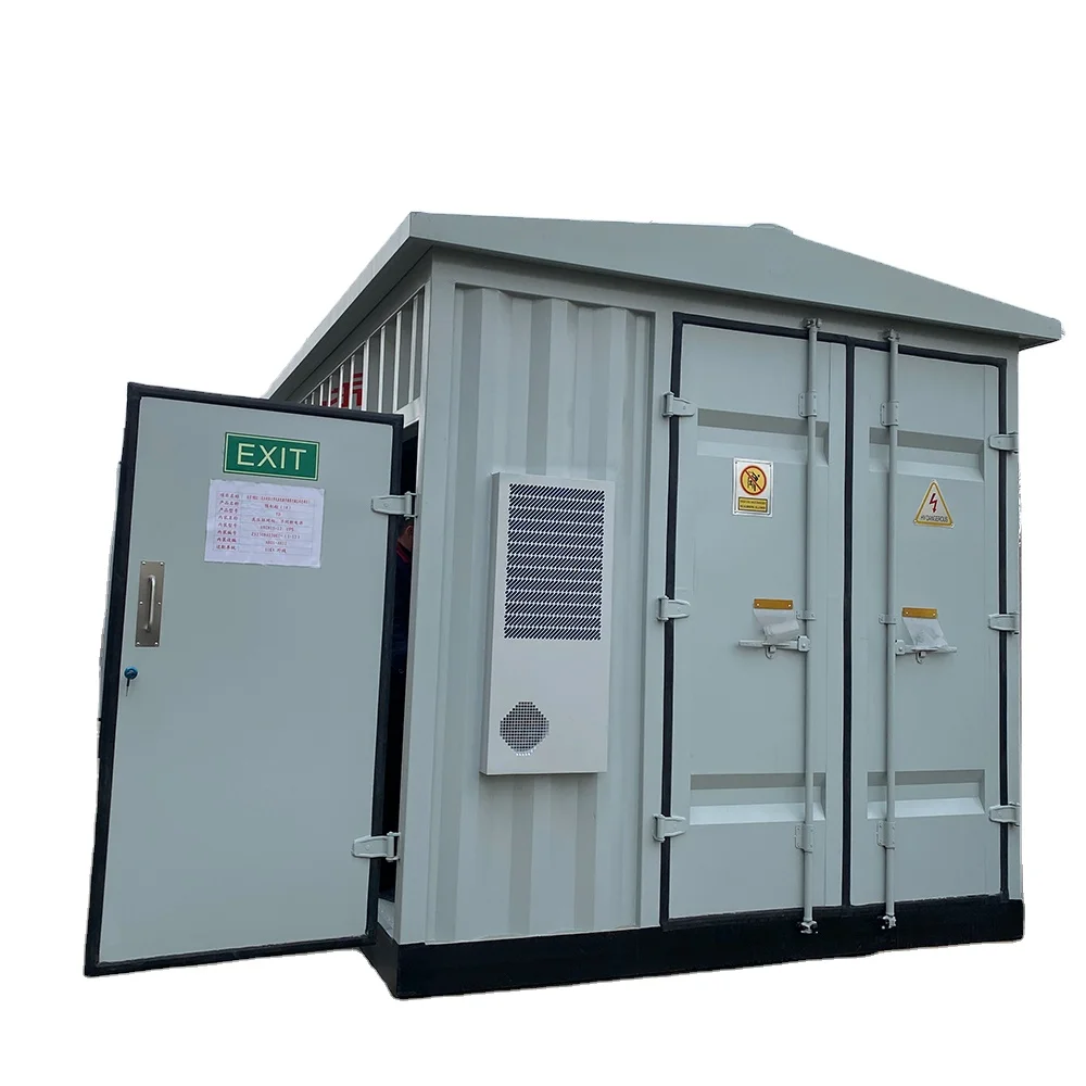 11KV 15KV 33KV 400-2500KVA Outdoor European Prefabricated Substation Power Transformer Substation