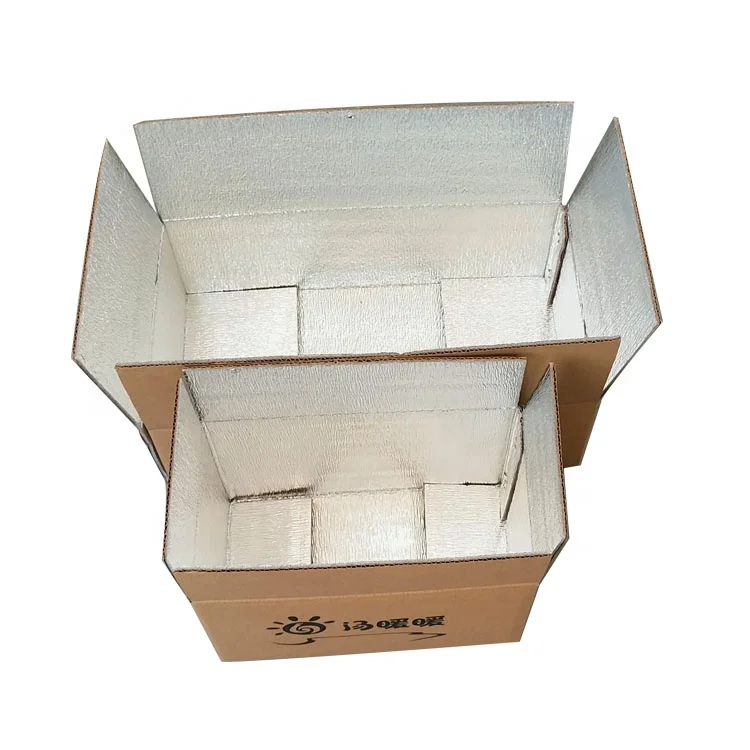 Frozen Delivery Ice Cream Cooler Carton Keep Seafood Meat Food Fresh Insulated Thermal Packing Box