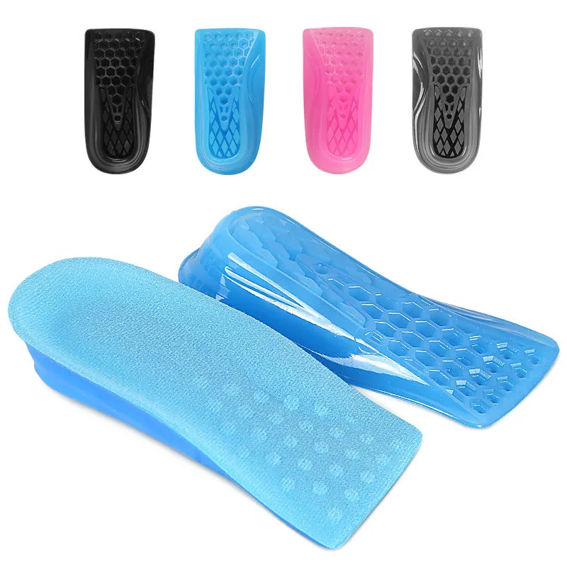 New inner increase insoles Soft Sports Casual invisible honeycomb elastic not tired  height boosting insole