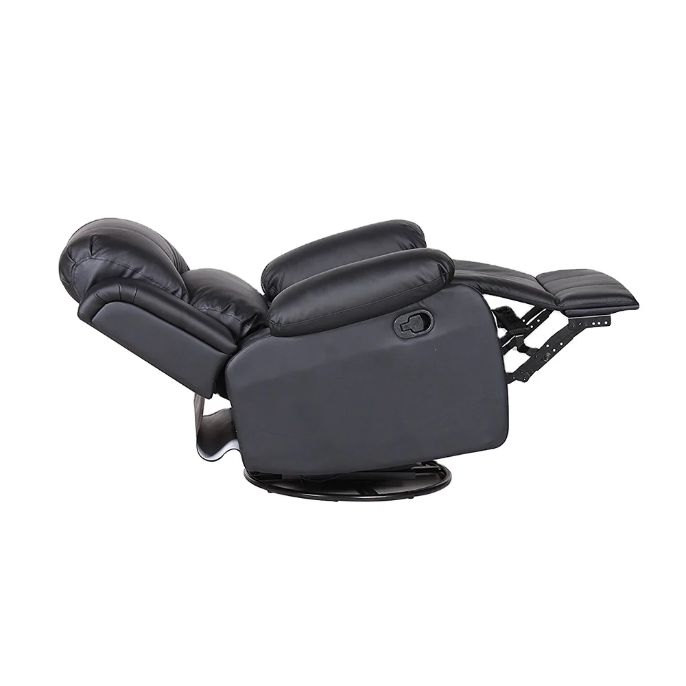 Partner Cheap Faux Leather Swivel Reclining Chair  Glider Chair Recliner Factory Custom Recliner Chairs Sale
