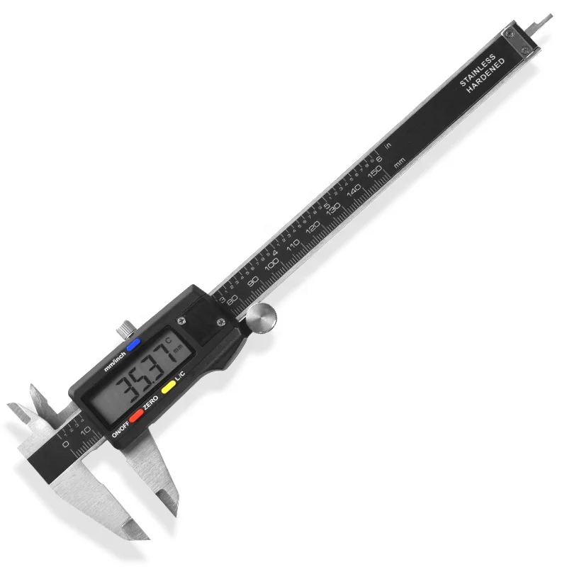 Electronic Micrometer Caliper with Large LCD Screen Auto-Off Feature Digital Vernier Caliper Digital Caliper 150mm