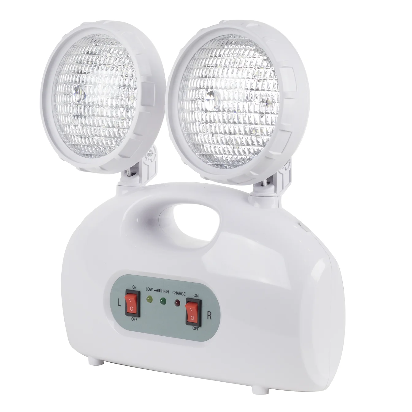 Emergency Lights Mickey Mouse Light Heads LED Rechargeable Spotlight  Emergency Light Exit Lamp