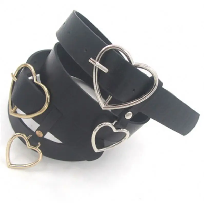  New fashion heart-shaped alloy belt ladies lovely buckle