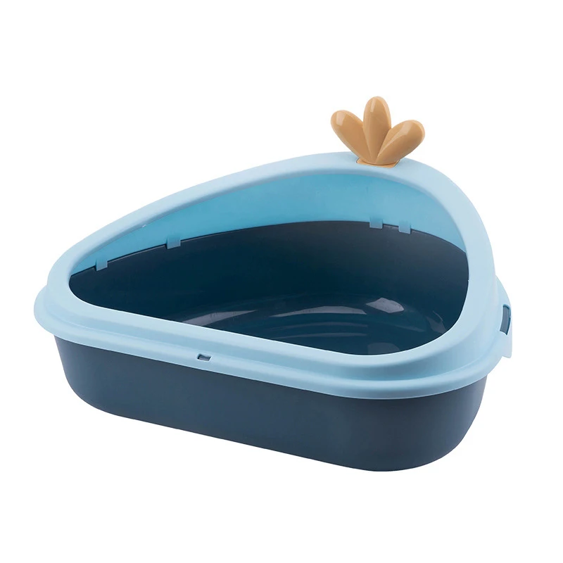 Waterproof Cat Litter Box Sandbox High Fence Large Semi Enclosed Large Small Cat Toilet Litter Box