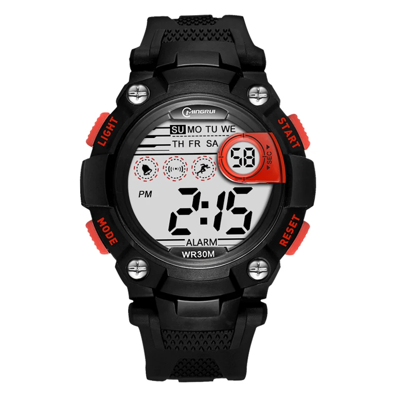  Mingrui 8560 оптовая продажа Лучшие классические модные спортивные цифровые часы Chrono для мальчиков и девочек