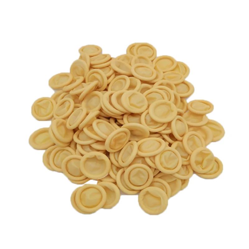 Одноразовые перчатки для чистой комнаты желтые латексные детской кроватки оптовая продажа