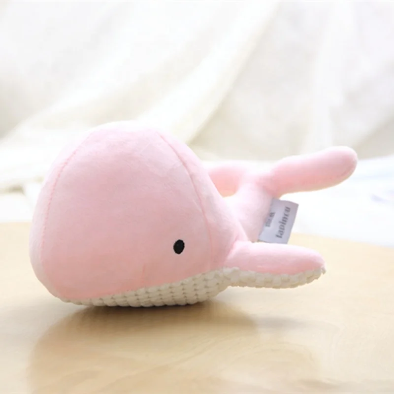 New Arrival Custom Baby Blue Whale Shark Pillow Ocean Fish Plush Toy Stuffed Animals Plush Whale