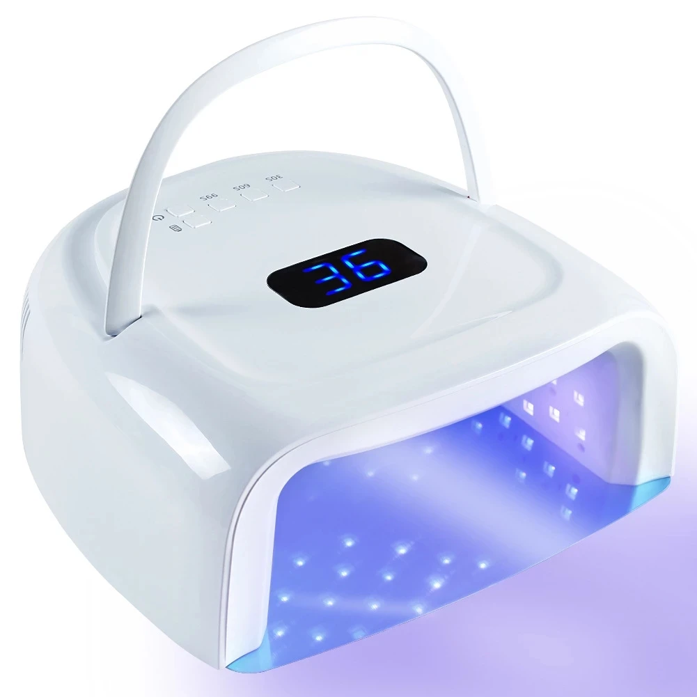 High Quality 60W Uv Led Nail Lamp Wireless/Cordless Battery Rechargeable Nail Lamp