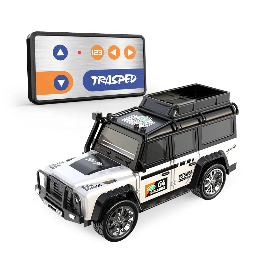 Small RC Diecast Car Alloy Electronic Toys Cars Remote Control Mini Rc Car with Light Cheap 2.4G 5CH Electric Indoor PET Box