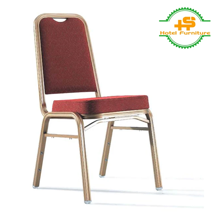 HSBA-002 Wholesale used wedding party events metal stackable cheap steel banquet hall chair