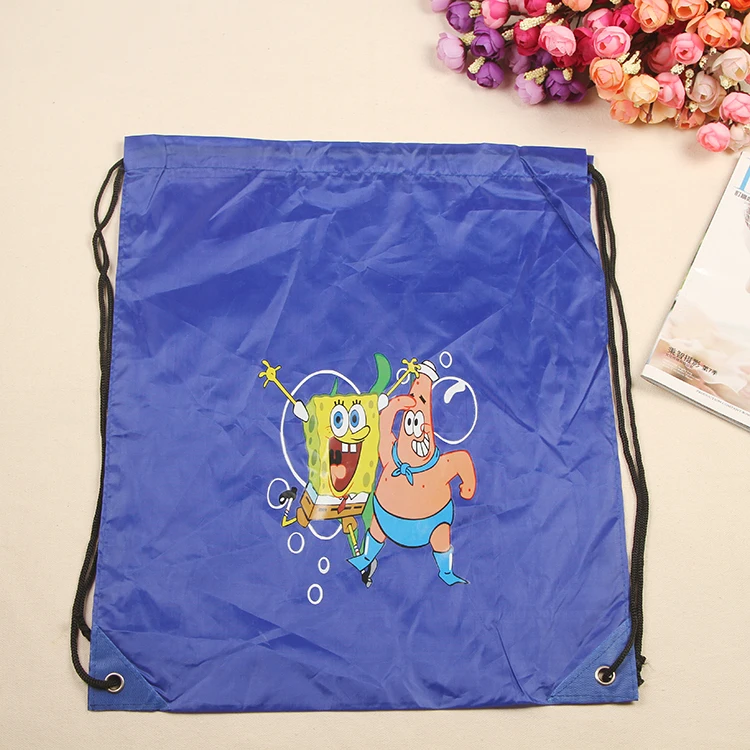 Wholesale Shopping Gym Sport Outdoor 210d Polyester Promotional Gift Drawstring Packaging Bag