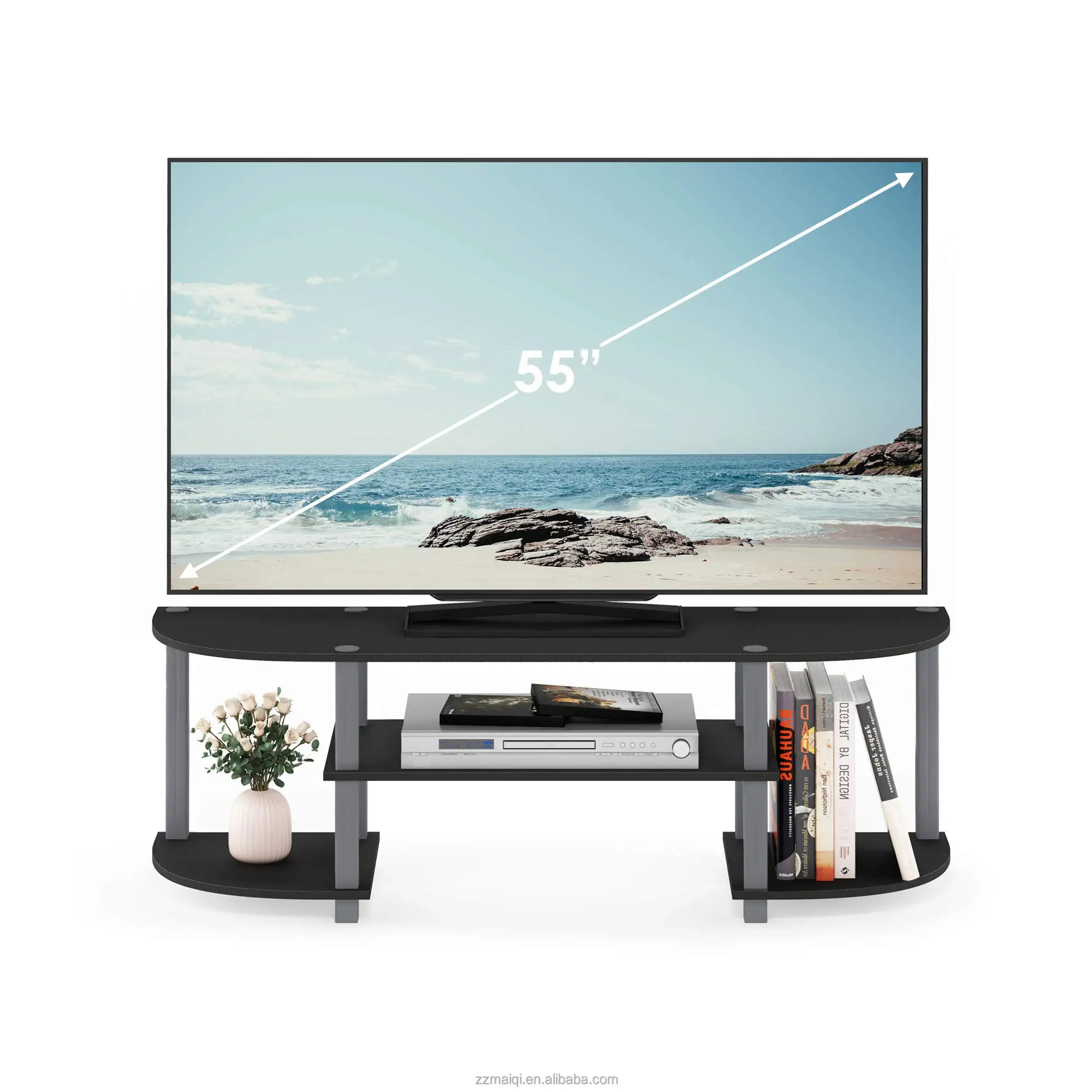 Metal Wood Minimalist Furniture Modern Living Room Wooden Design Shelf Television Stand Tv Rack