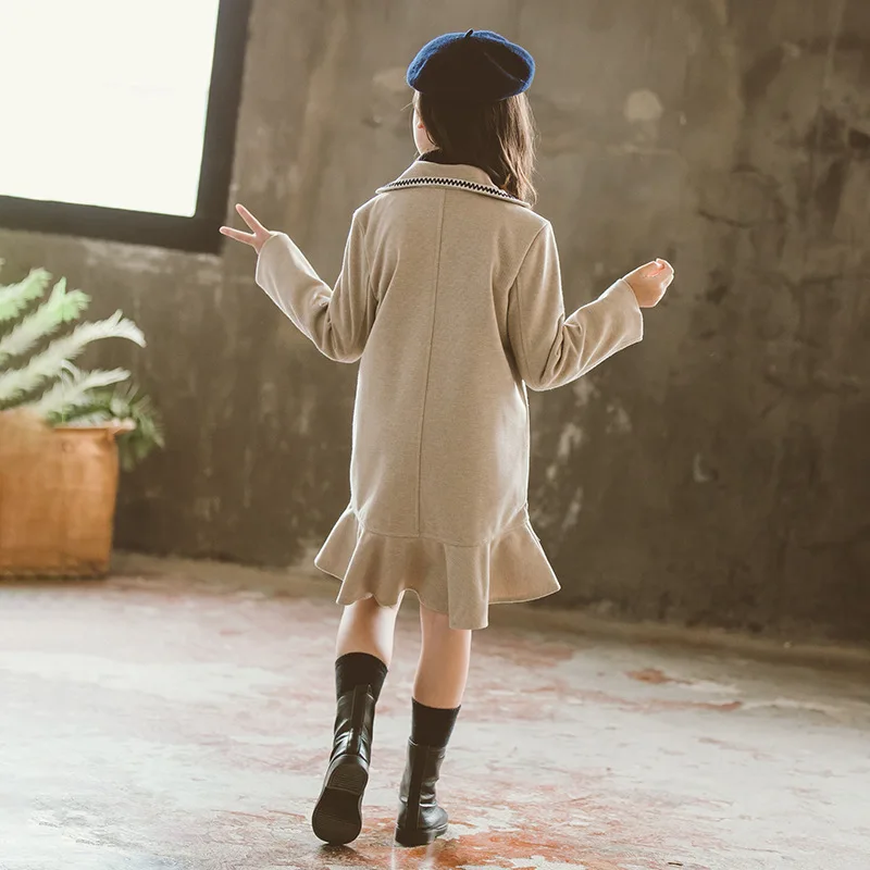 
Long sleeve Fashionable Cool wholesale teenage popular Autumn Out Travel coat girl for kids clothing 