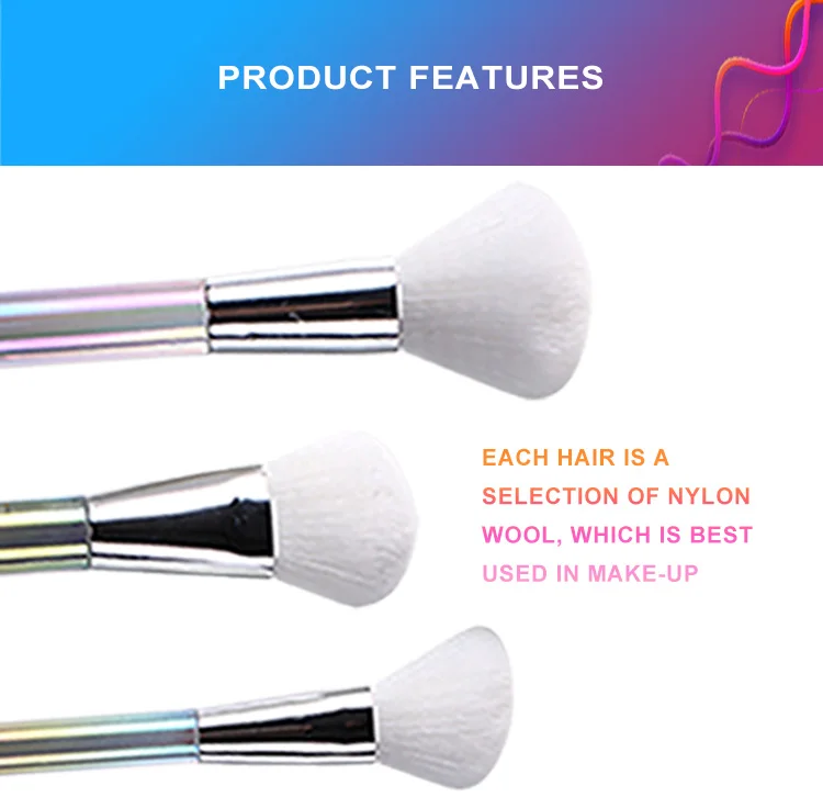 High quality 8pcs Dazzle color  pinceau de maquillage travel set cosmetic makeup brushes