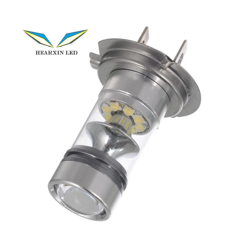 H7 LED автомобилей противотуманная фара в сборе 100W вождение автомобиля лампы белый 12V Супер яркие автомобильные лампы для передних фар