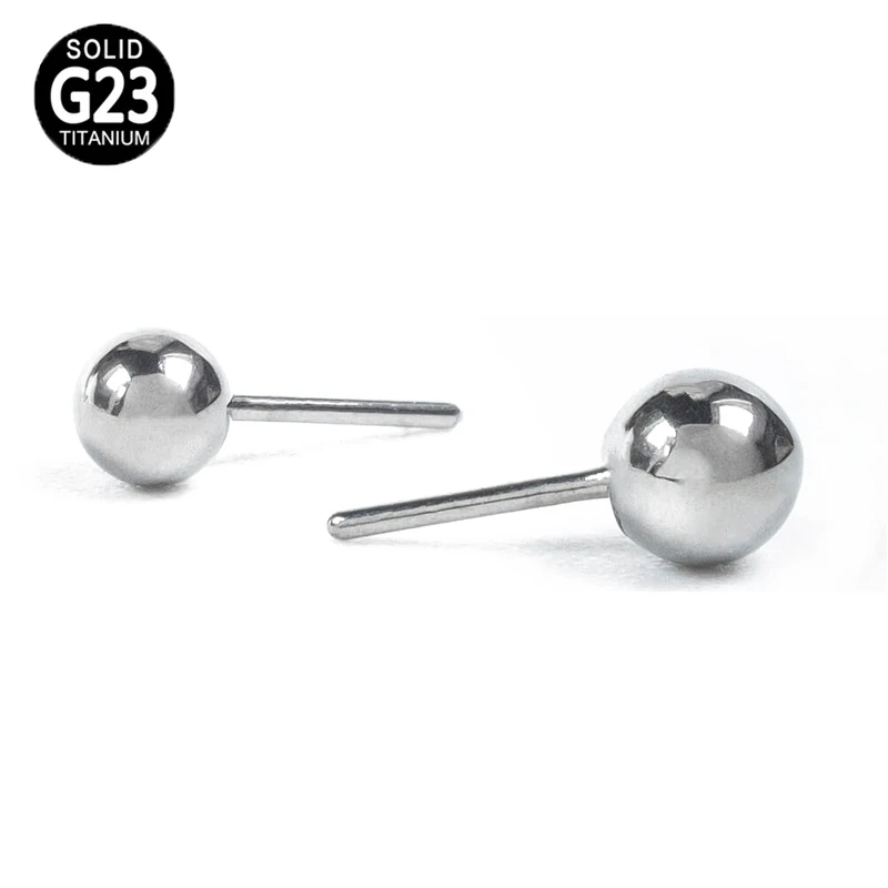 Hot ASTM F136 Titanium Push Pin Threadless High Polished Ball Dish Star Heart Shape Body Piercing Jewelry Accessories Stud