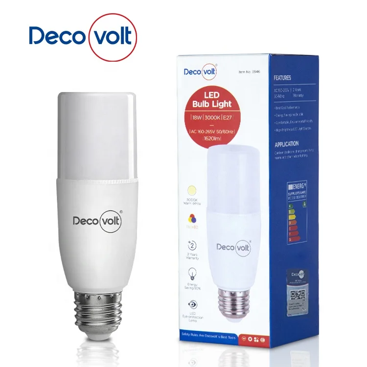 Decovolt New design china supplier high quality 9w bulb led 9000k T4 Bulb led T bulb led skd