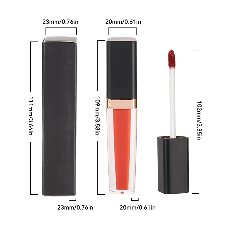 Hypoallergenic Vitamin E Vegan Lip Stick Long Lasting Waterproof Matte Liquid Lip Gloss Fawless Cheap Velvet Liquid Lipstick
